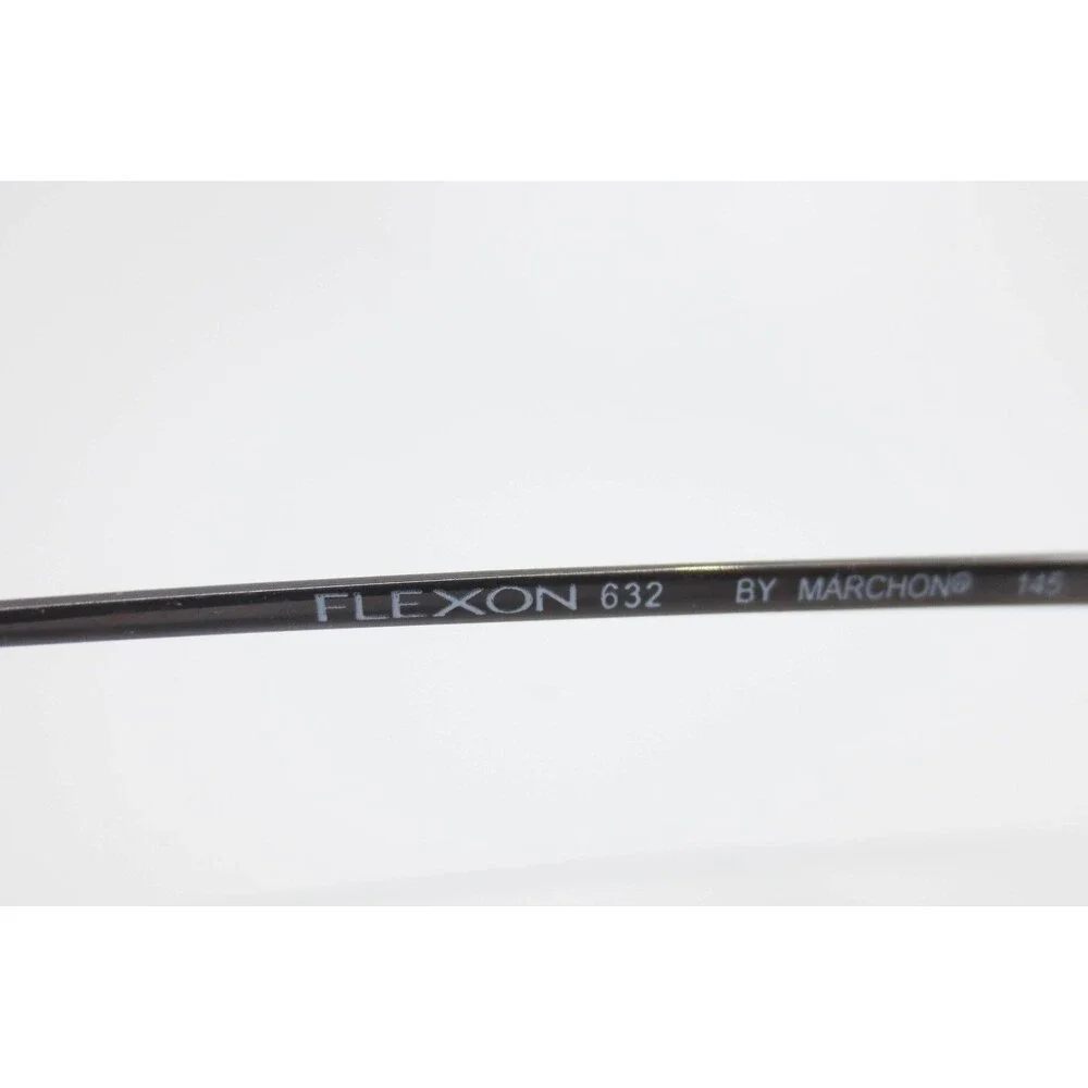 Flexon 632 by Marchon Eyeglasses Gunmetal Rectangular Frames 53-19-145 38340